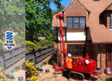 Piling for Home Extensions in London