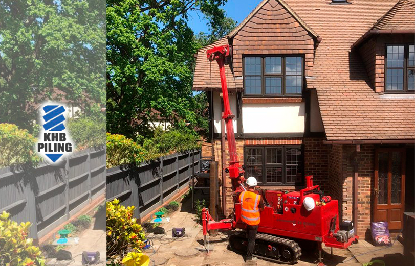 Piling for Home Extensions in London, KHB Piling