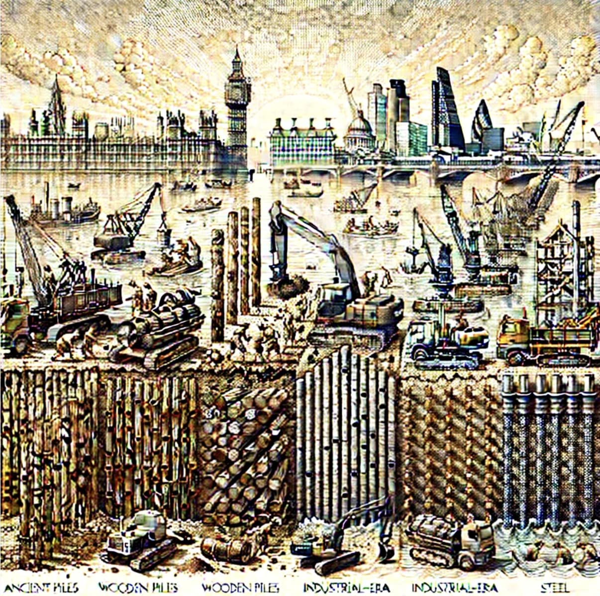 The Evolution of Piling in London: From Ancient Techniques to Modern Marvels